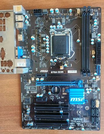 Материнка Intel s.1155 MSI b75 ie35 підтримка 2/3покоління+ксеони