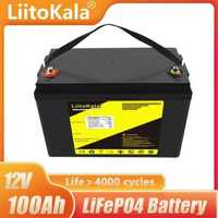 Акумуляторна батарея LiitoKala LiFePO4 12,8V 100Ah з BMS 100/20А