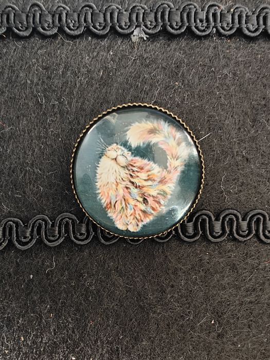 Przypinka broszka z kotem KOT