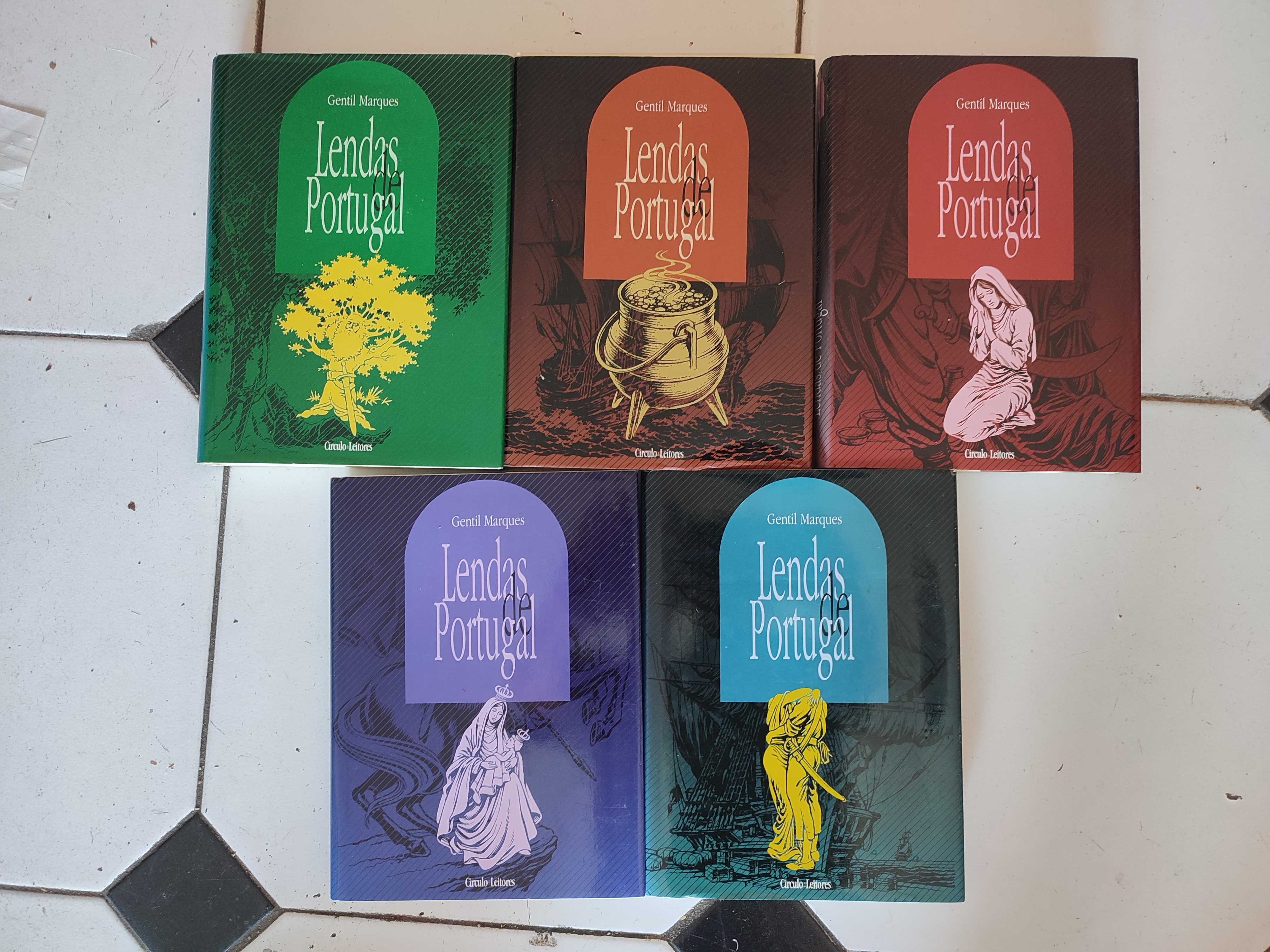 Lendas de Portugal - Gentil Marques - 5 Volumes