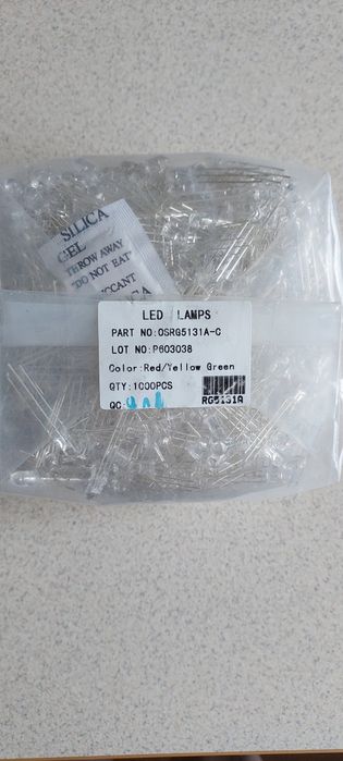LED матрица TME KWM 50882ASB. Двухцветные и трехцветный светодиод.