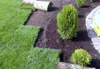 Zakładanie trawników automatyczne nawodnienia ogrdy trawa z rolki