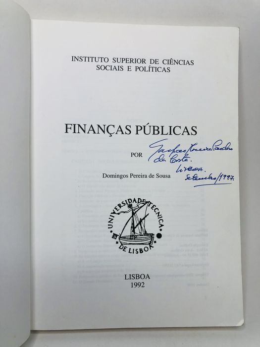 Finanças Públicas - Domingos Pereira de Sousa