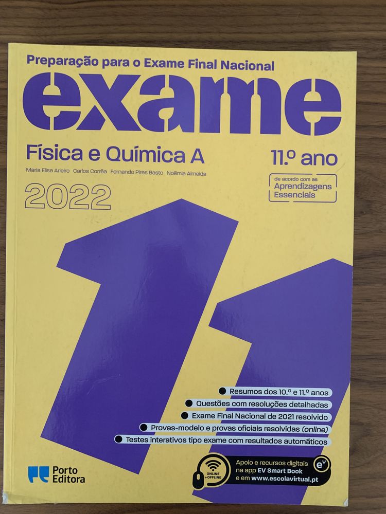 preparação exame de fq 11- 2022