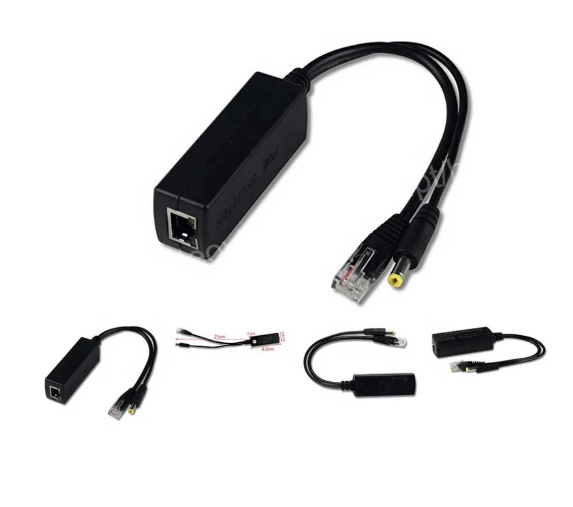 Adaptador/Conetor PoE Splitter ‼️ 48V p/ 12V ‼️ Routers/Câmaras/Switch