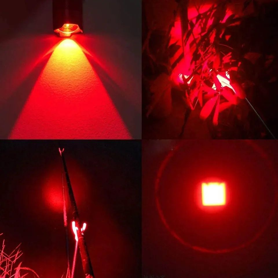 Тактичний ліхтар червоне світло, красный свет, фонарик
