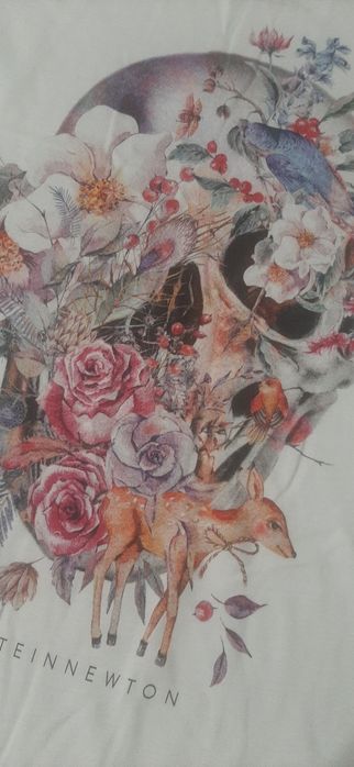 Biała koszulka damska casual