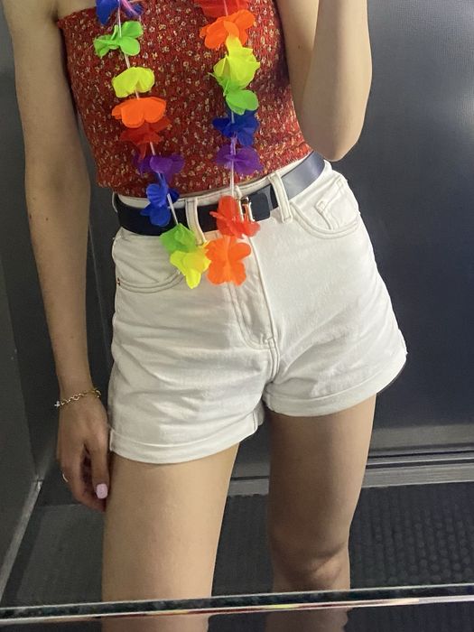 Джинсові шорти білі xxs