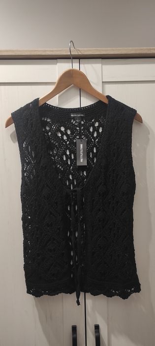 Kamizelka ażurowa L