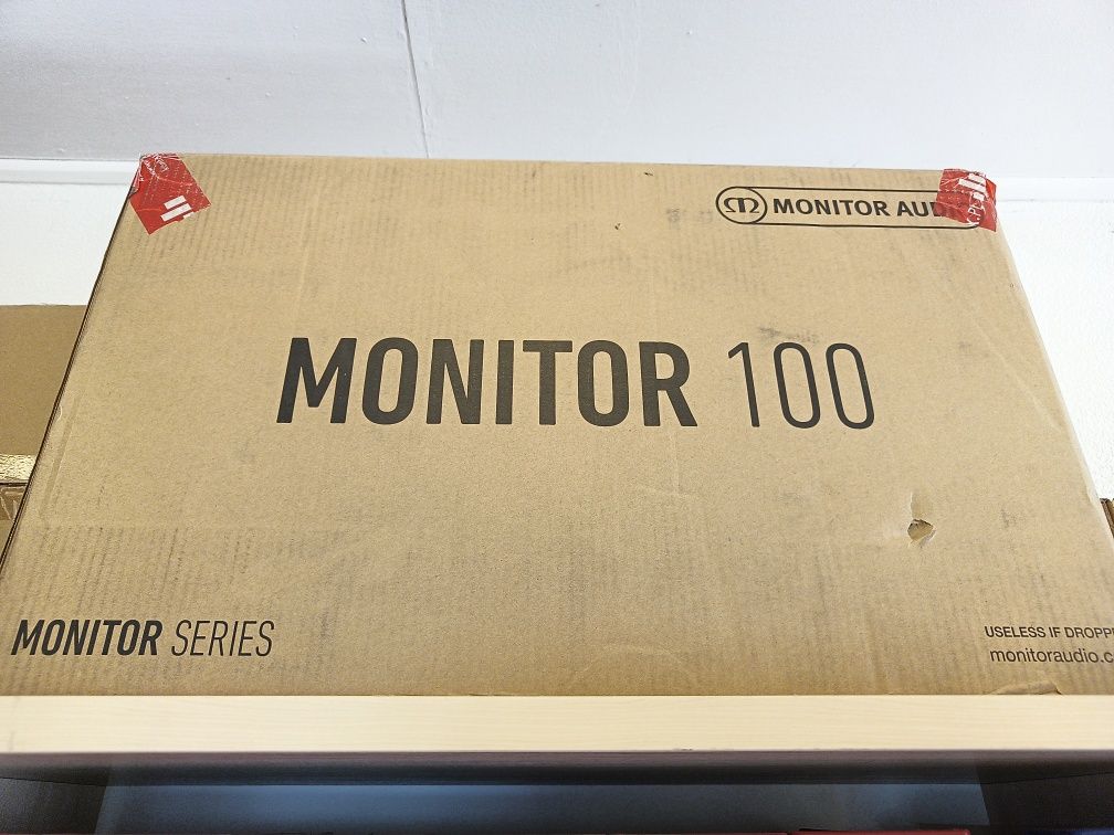 Kolumny Monitor Audio 100 podstawkowe super stan +uchwyty +podstawki