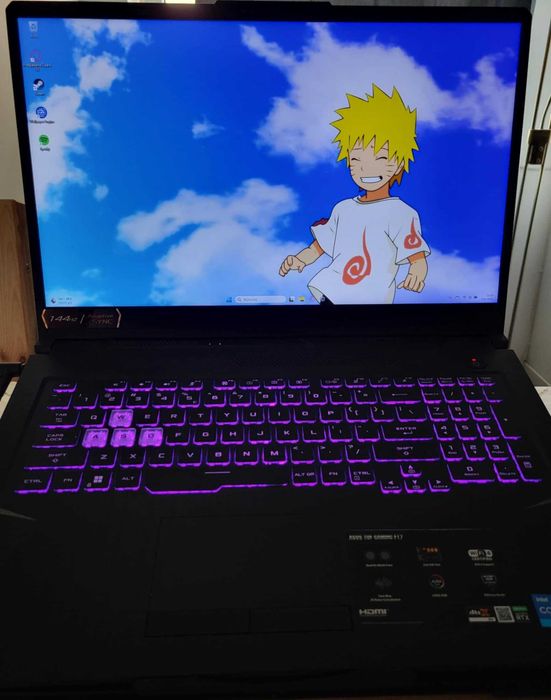 Laptop gamingowy ASUS TUF F17, w zestawie mysz gamingowa i torba!