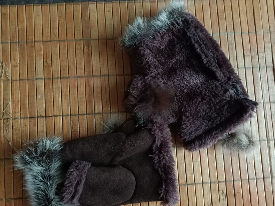 Утеплені безпальцеві рукавичка