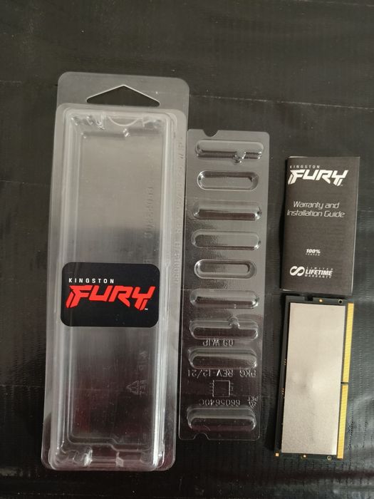 Kość pamięci ram sodimm DDR5 32gb 5600mhz CL40 Kingston Fury Impact