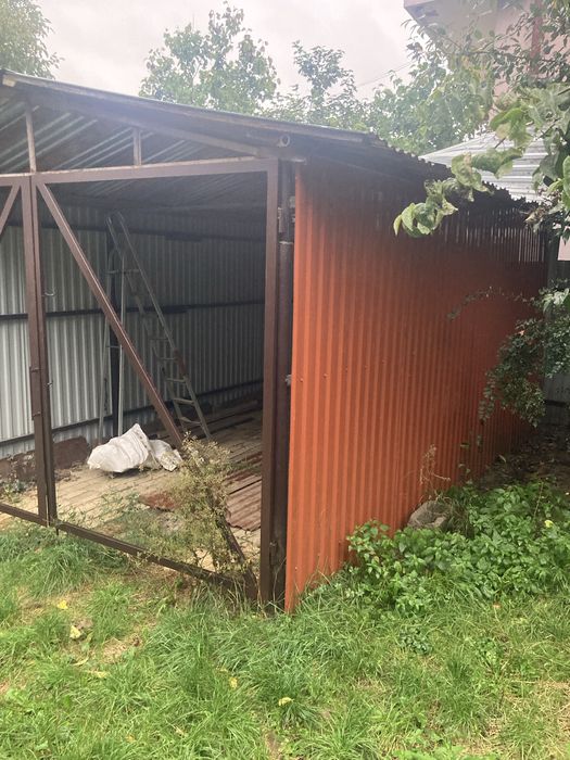 Навіс, гараж, сталь, профнастил, ворота