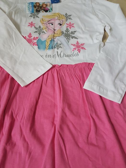 Sukienka dla dziewczynki z krainy lodu z Elsą  134