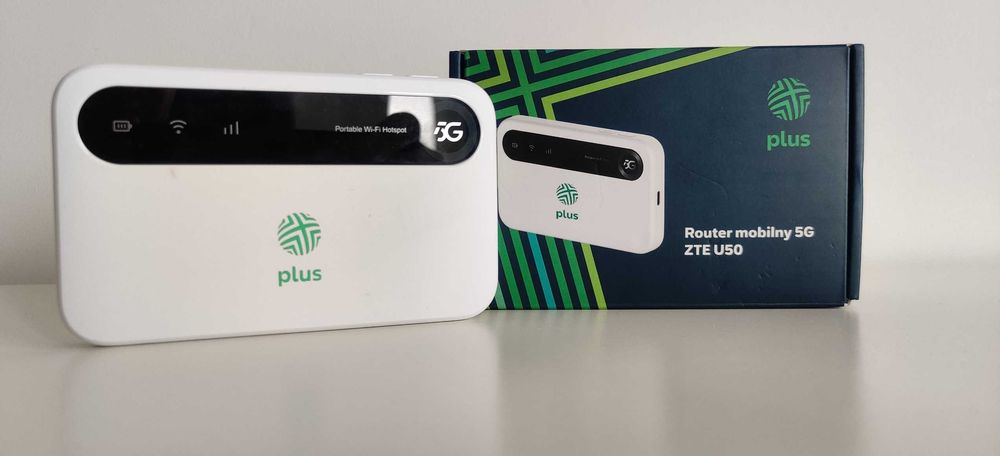 Router mobilny przenośny zasięg 5G model: ZTE U50 ruter 5G