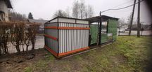 Kojec \ schowek 2x3 zadaszony + podłoga