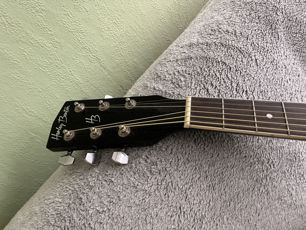 Gitara Harley Benton D-120CE BK – jak nowa, z pudełkiem