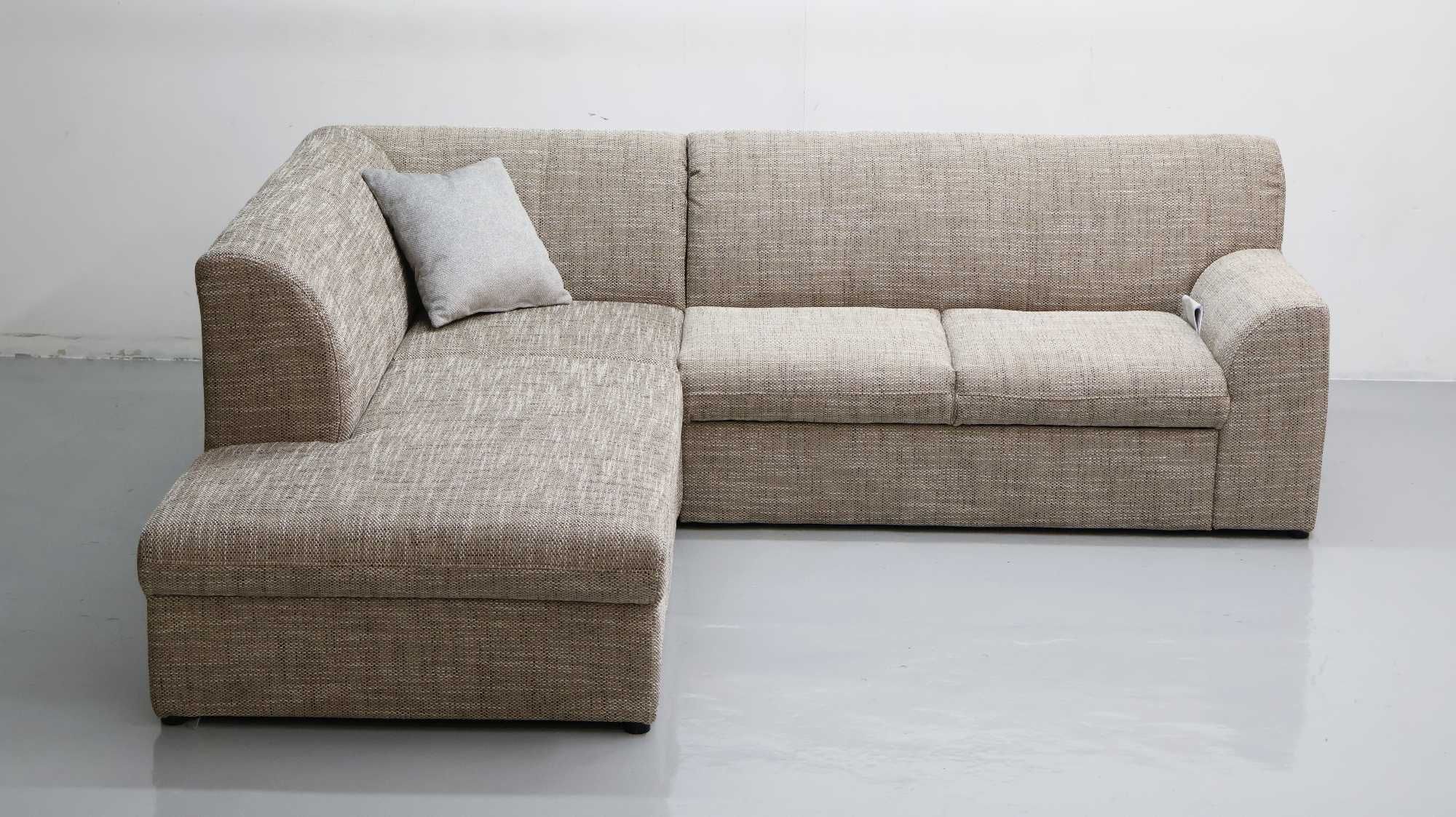 TBN Nowy narożnik z funkcją spania rogówka KANAPA sofa TKANINA
