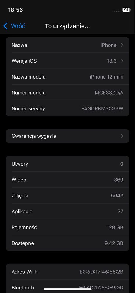 Iphone 12 mini 128gb