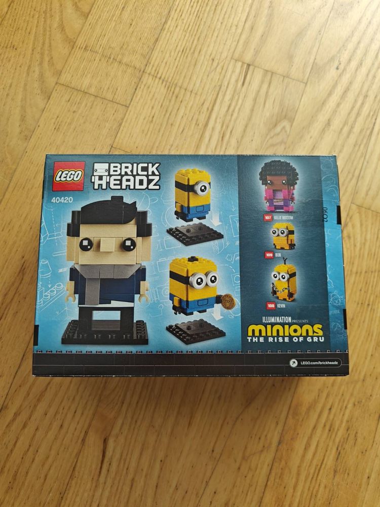 Klocki Lego 40420  BrickHeadz - Gru, Stuart i Otto 10+
