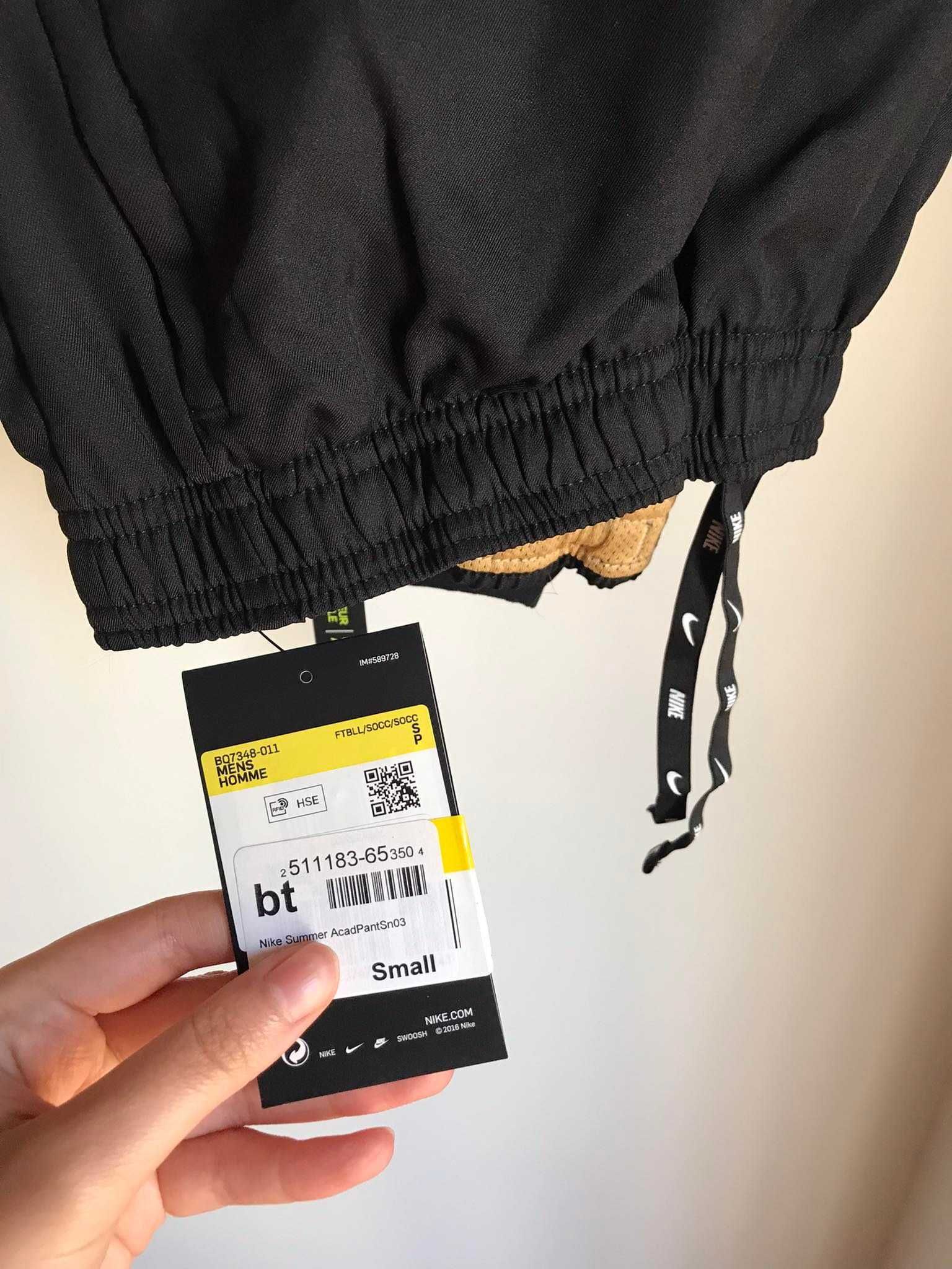 Calças Nike dry homem tamanho S futebol pretas novas