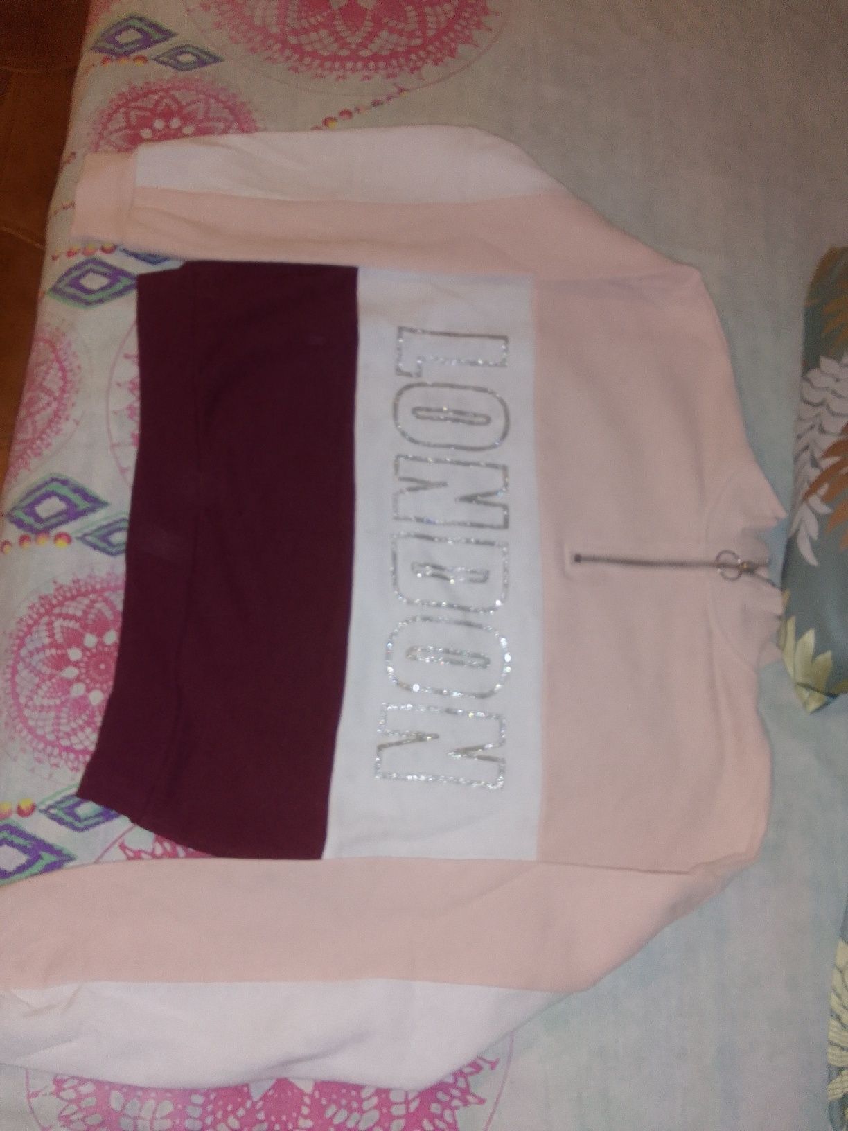 Camisola da hm rosa e Bordeaux