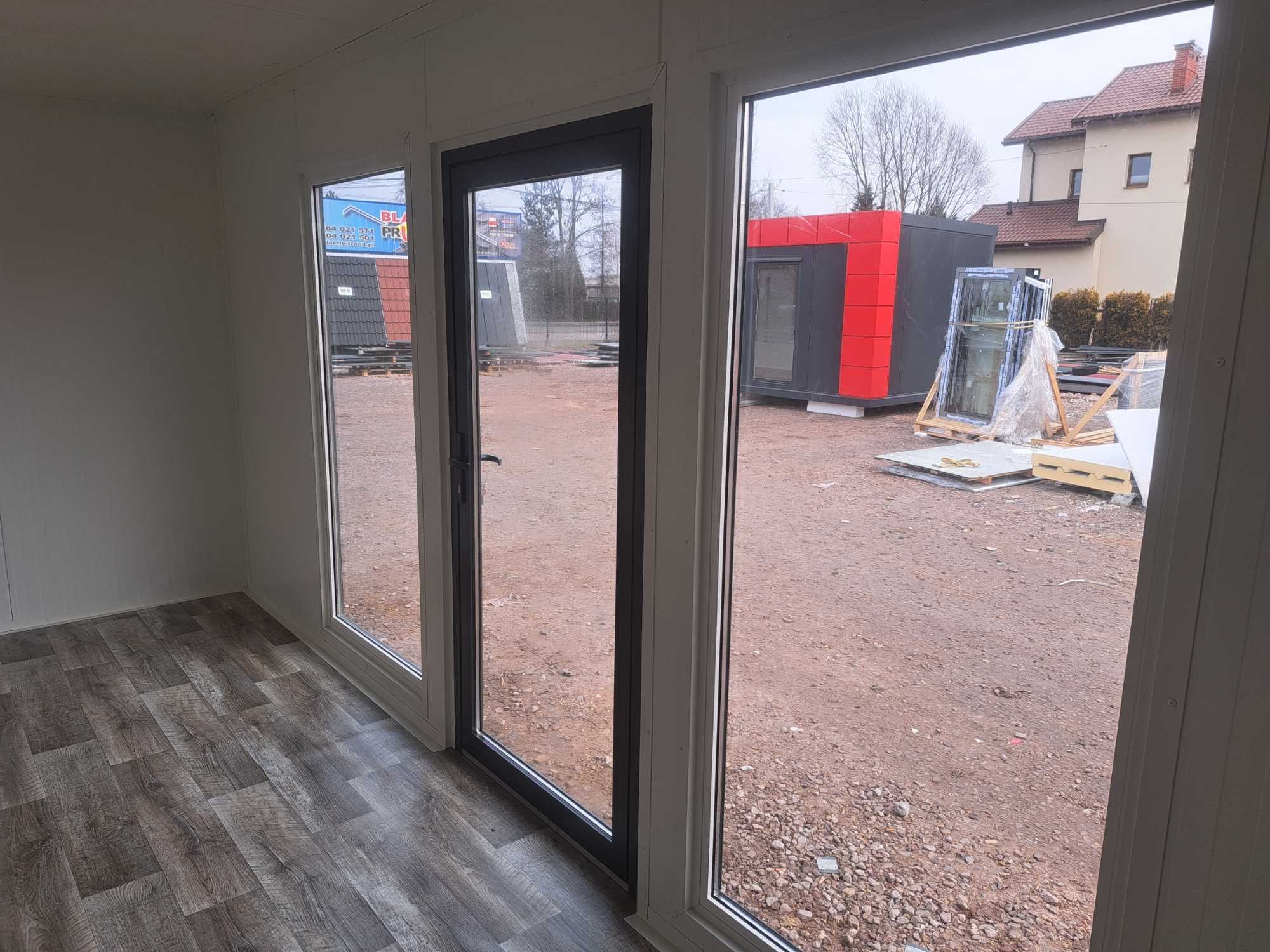 Pawilon 6x3 kontener komis ubezpieczeni biuro fryzjer sklep kebab lody