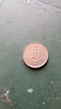 Монета 10 грн брак