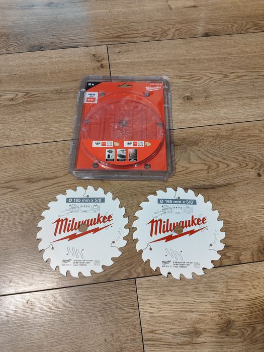 Tarcza pilarska do drewna 165 mm 24z Milwaukee, nowa