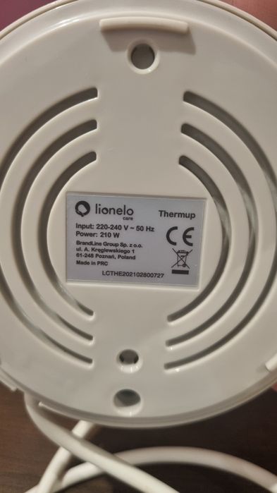 Podgrzewacz do butelek mleka Lionelo Care Thermup