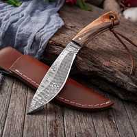 NÓŻ TAKTYCZNY Mysliwski Finka KUKRI Etui 19cm ND254