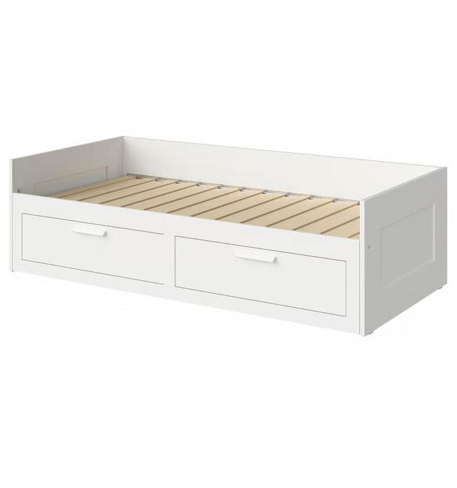 BRIMNES
Cama indiv/dupla c/2 gav, branco, 80x200 cm