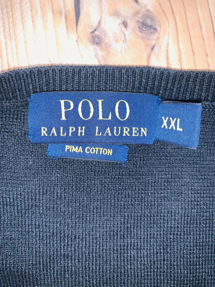 Polo Ralph Lauren Sweter Premium czarny L/XL