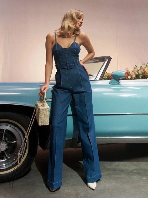 Комбінезон джинсовий жіночий Gepur