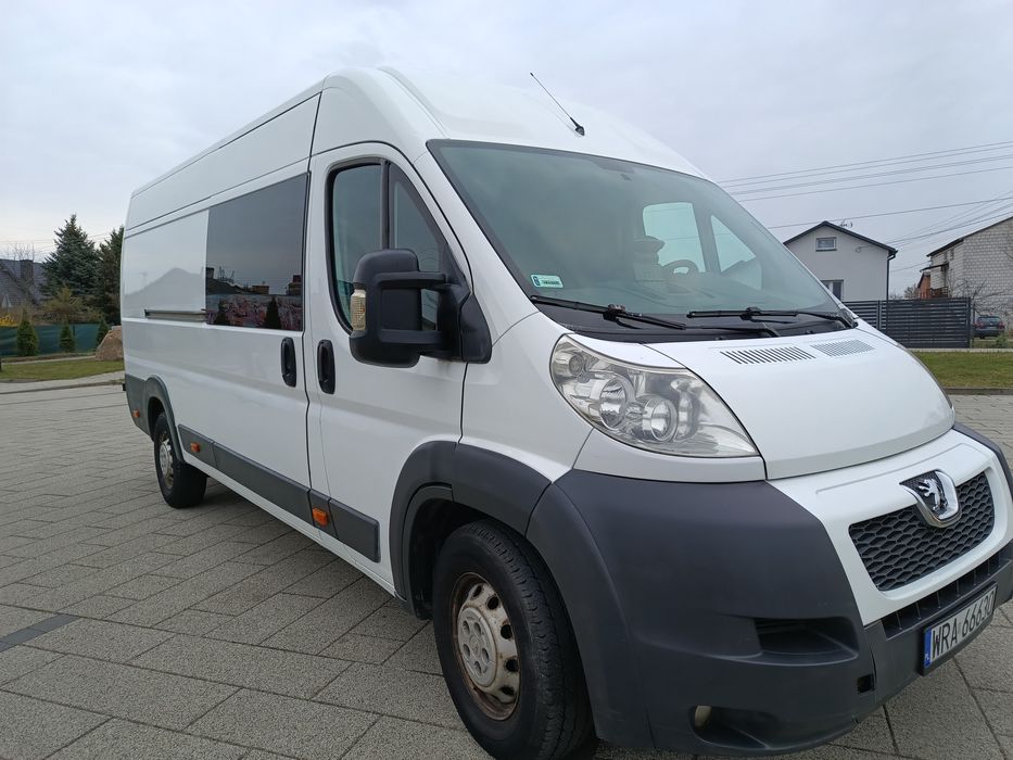 Peugeot Boxer brygadowka 7miejsc max l4h2