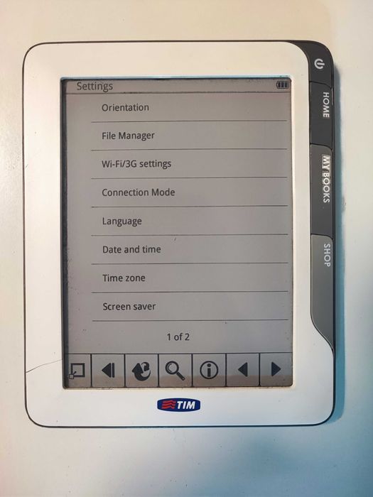 Электронная книга TIM biblet E-Ink Wi-Fi 3G 6" отличное состояние