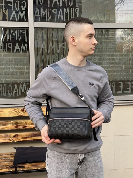 Чоловіча сумка Louis Vuitton мужская сумка барсетка мессенджер клатч