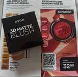 Róż 3D matte blush, kolor: Peach - Avon