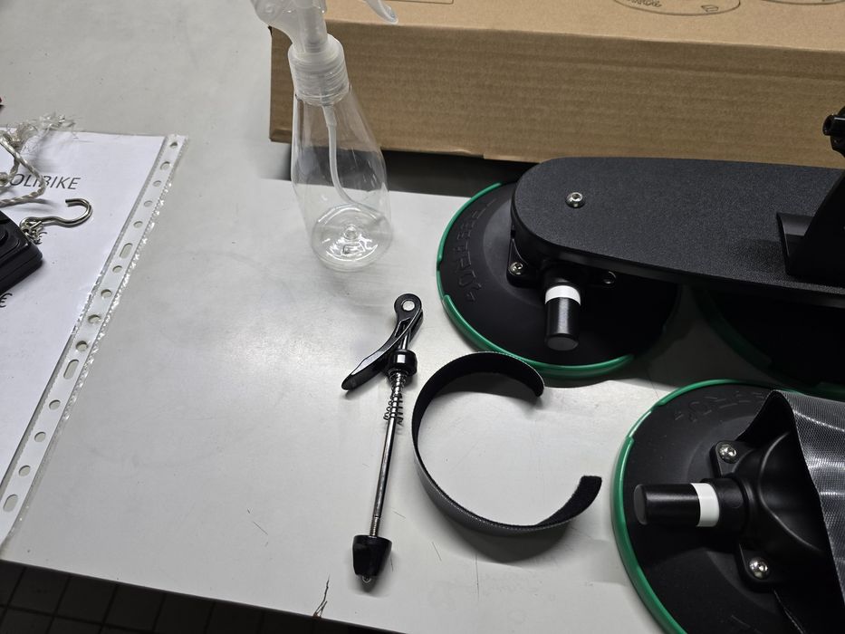 Suporte se ventosas para bicicleta novo