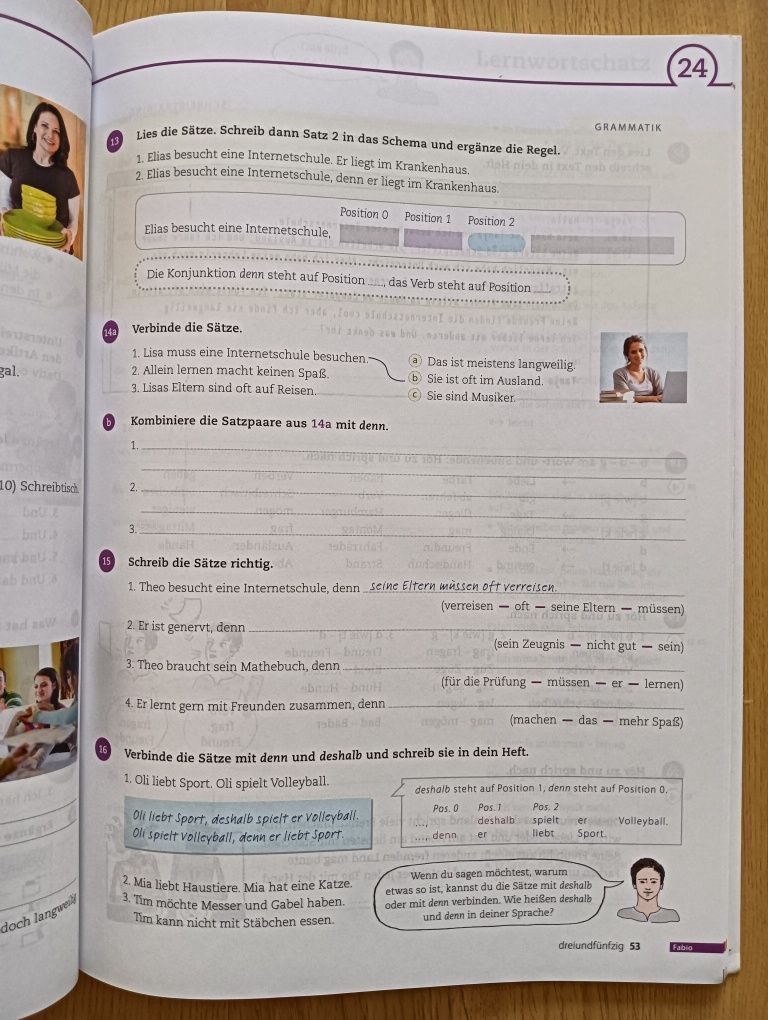 Caderno de atividades/fichas 9° ano inglês alemão