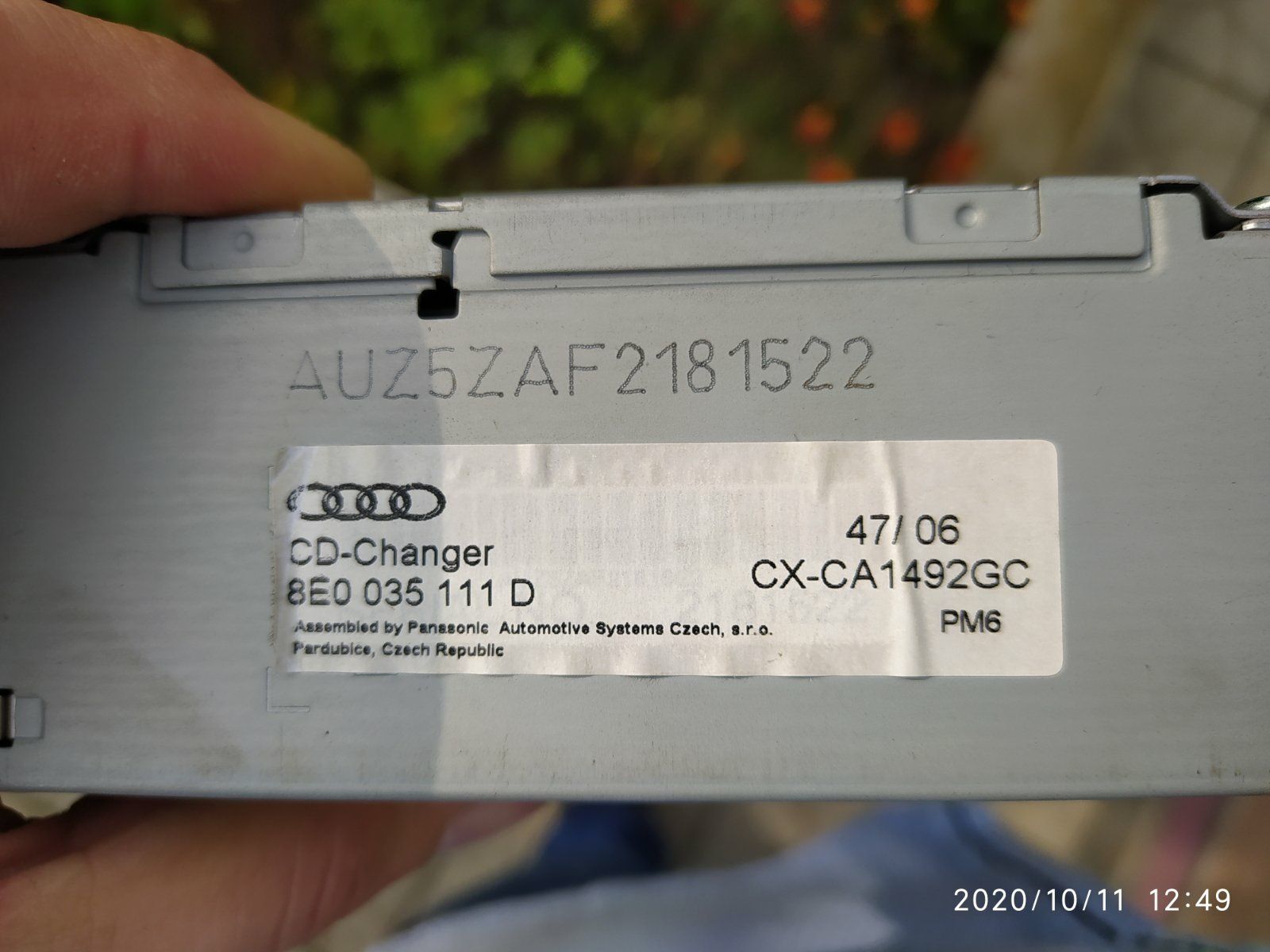 Cd ченджер Audi A4 B7