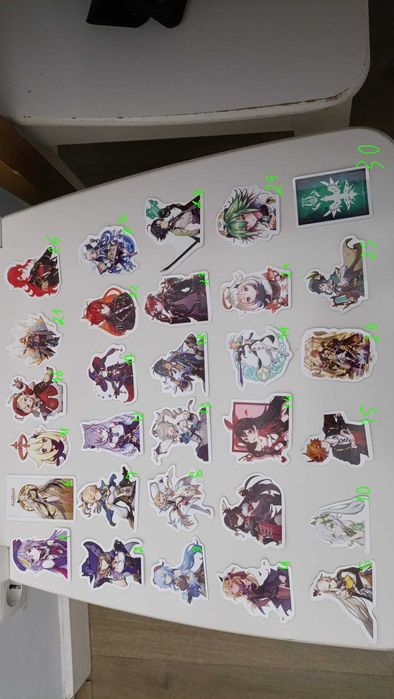 Stickers Genshin Impact/ Demon Slayer