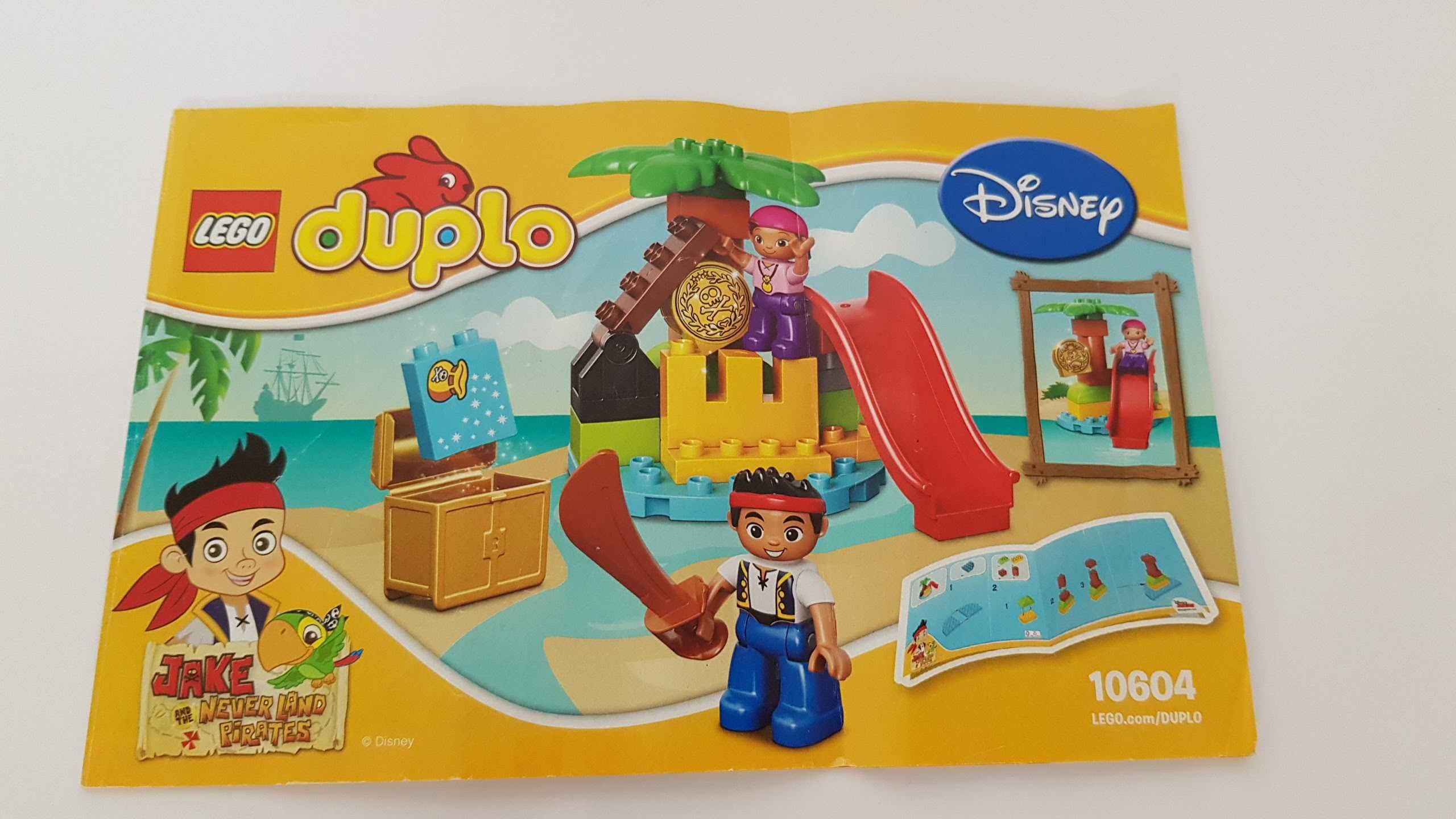 Klocki Lego 10604 DUPLO Jake i piraci z Nibylandii na wyspie skarbów