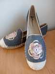 Espadryle nowe 40 kwiatek