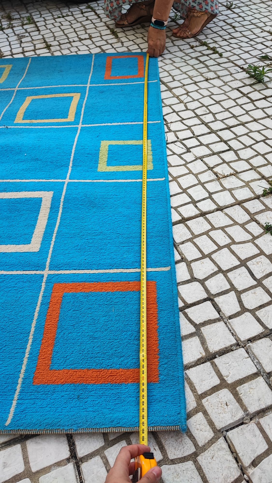 Tapete azul ikea