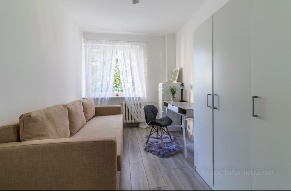 Pokoj jednoosobowy w mieszkaniu 3 pokojowy - Gdańsk Żabianka