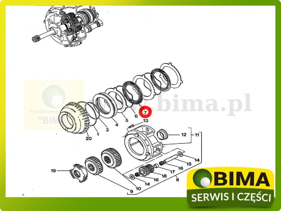 Tarcza speed shift MF Massey Ferguson 3065, 3075,3080,3085,3090,3095