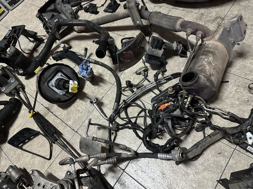 Seat ibiza 6L centralina motor motor escovas apoio motor arranque tubo