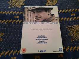 Caixa com 5 filmes de Jean-Paul Belmondo - DVD